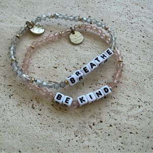 Little Words Project Beaded Bracelet Duo